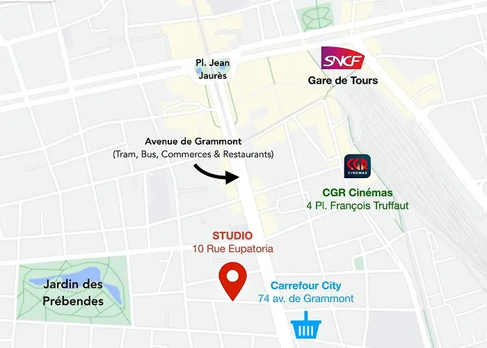 Appartamento Paisible Avec Jardin - Centre Tours